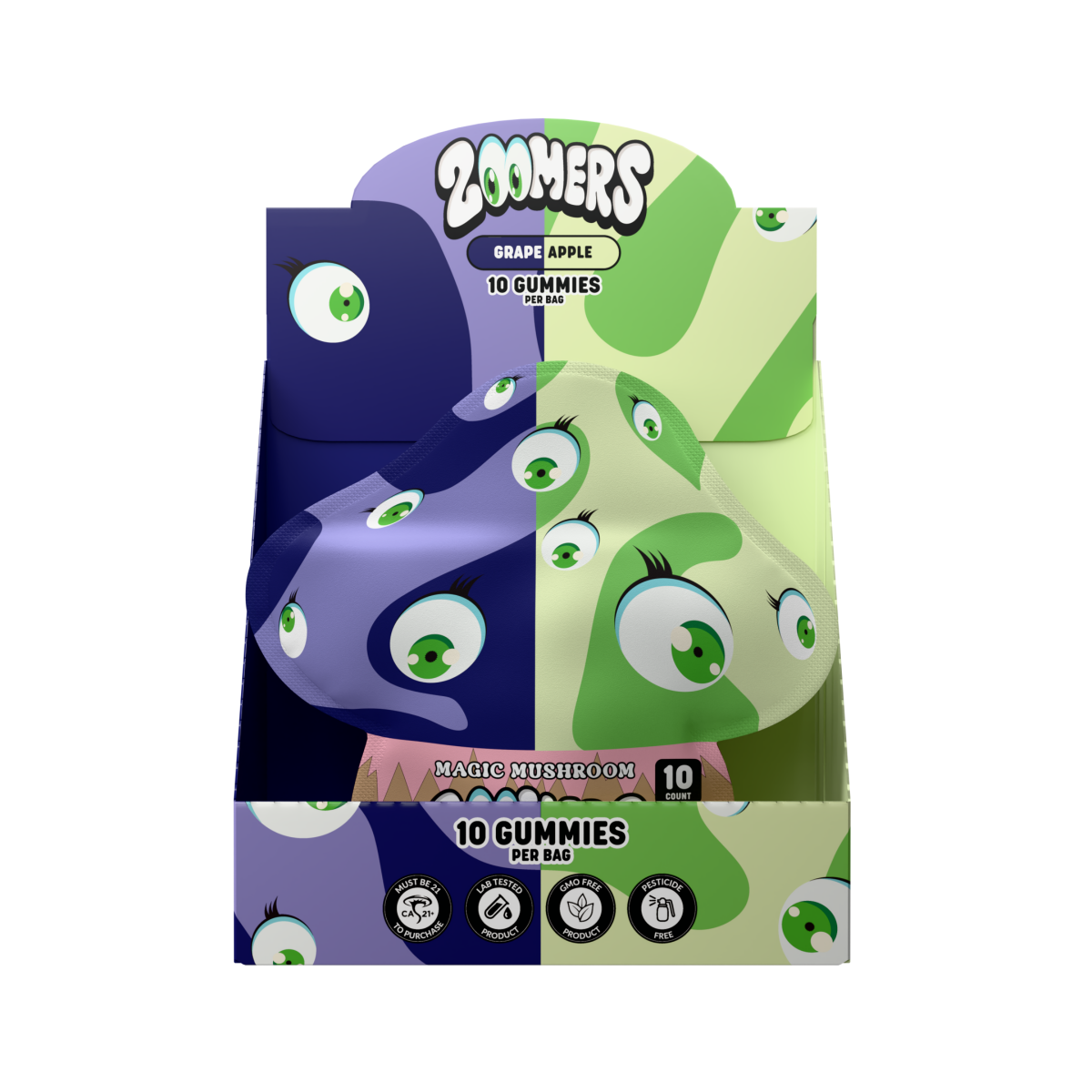 Zoomers Gummies 5ct 10pc